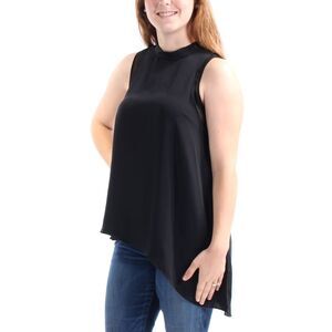 RACHEL ROY Womens Black 0 Sleeveless Handkerchief Evening Top Size: M